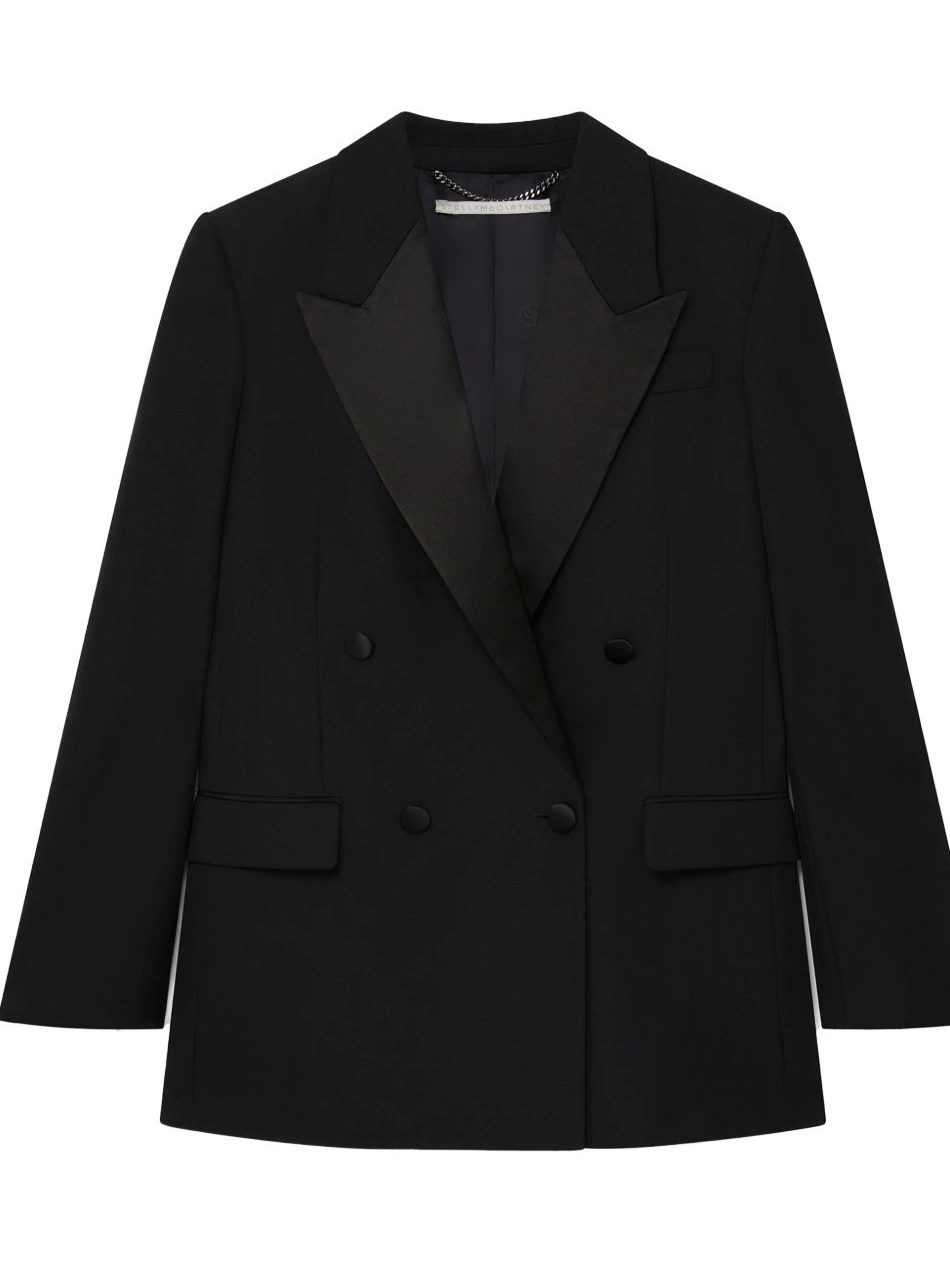 Affordable wool satin-lapels blazer McCartney Women Stella Tuxedo 0705
